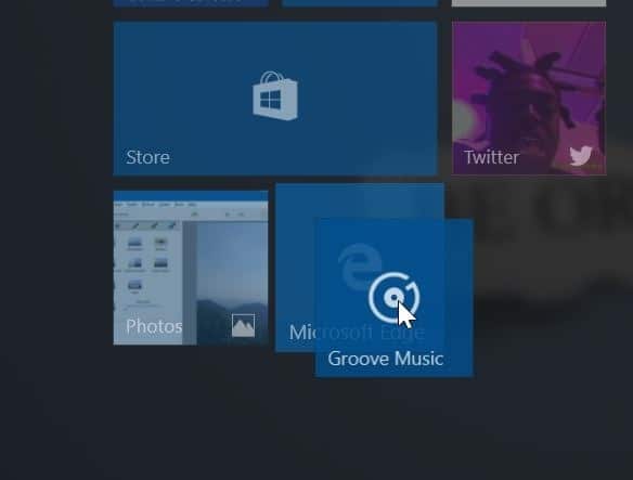 Create live app tile folders on start menu Windows 10 pic2