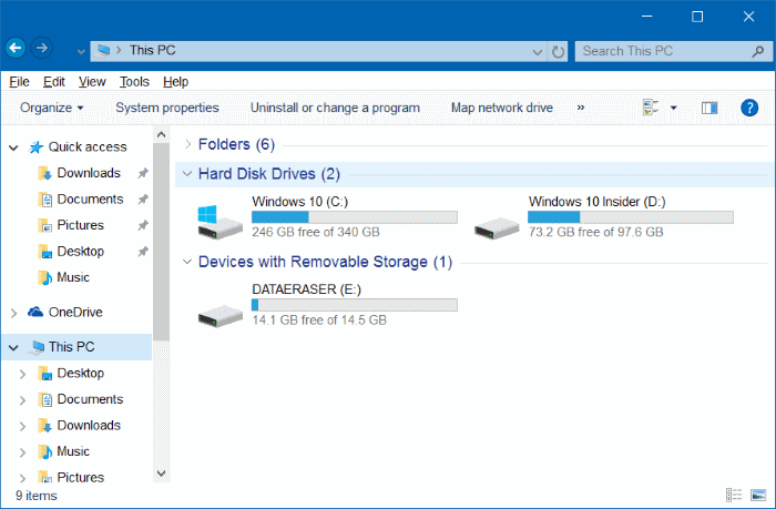 make Windows 10 File Explorer Look Like Windows 7 pic4