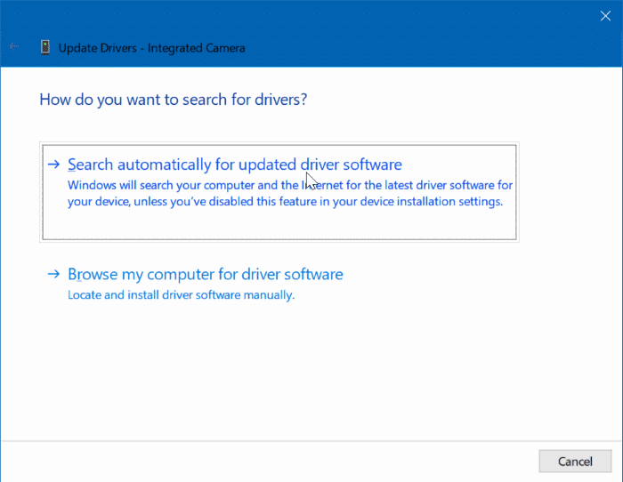 we can't find your camera error in Windows 10 pic7